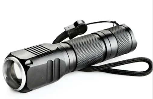 Yüksek Işık Şarjlı El Feneri 2000 Lm T6 Led Zoomlu