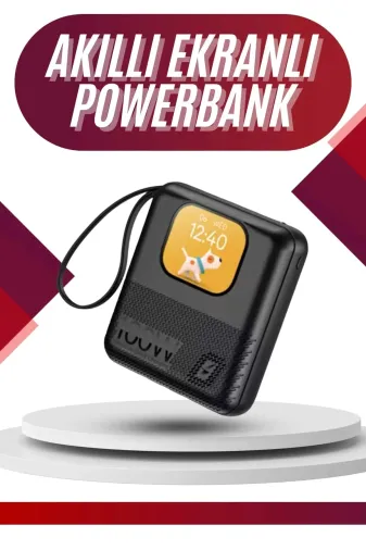 yusuftex B-A1UY45FNW9XWC Akıllı Powerbank 10.000 Mah 4 Çıkışlı Taşınabilir Dijital Göstergeli