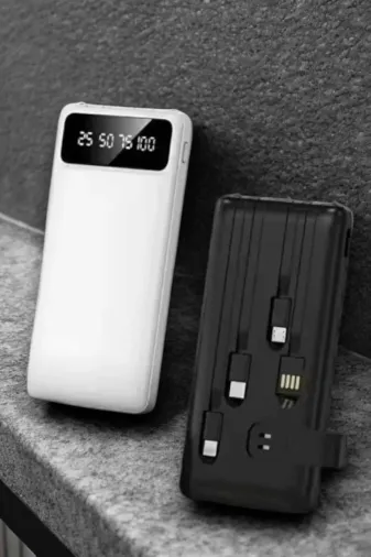 yusuftex B-UI0IDDPOTYC27 Powerbank 20.000 Mah Lcd Ekran Usb Lightning Type-C Uyumlu İos Ve Android