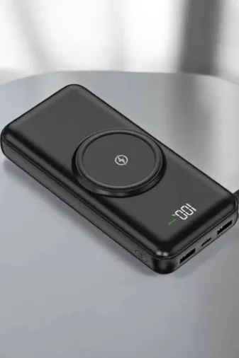 yusuftex B-W2TITM3BNOE9Q 10.000 Mah Powerbank 4 Portlu Hızlı Şarj Dijital Göstergeli