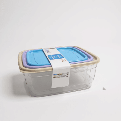Zambak Plastik ZP 665 Kare Saklama Kabı No: 3-4-5