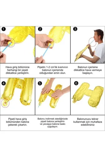 Zema parti 40inc-gold-D 40 İnç Gold D Harf Folyo Balon 100 Cm Doğum Günü Parti Dekorasyon Balonu