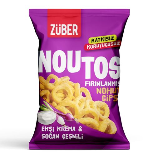 züber2666666 Eğitici Oyuncak Züber Noutos Fırın Nohut Cipsi 55 Gr Ekşi Krema Ve Soğan