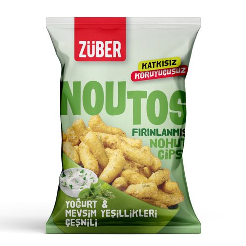 züber8622 Belle Fusion Bfs Züber Noutos Fırın Nohut Cipsi 55 Gr Yoğurt Ve Mevsim Yeşillikleri