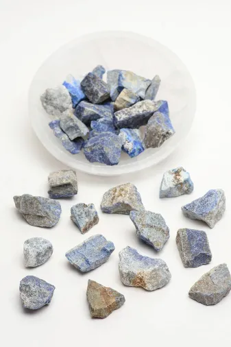 Zümrüt Doğal Taş Official TTTIMG8622 Lapis Lazuli Ham Parça (Işlenmemiş) Doğal Taş