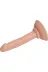 14 Cm Belden Bağlamalı Realistik Testissiz Dildo Penis Set 4