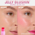 1435504 Revolution Jelly Lip Cheek Strawberry Pink Stick Allık 4