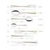 14.999 TL.* Emsan Elegance Göksu Gold 84 Parça 12 Kişilik Lüks Kutulu Çatal Kaşık Bıçak Seti 4