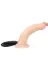 16,5 Cm Realistik Testissiz Titreşimli Dildo Penis - Glenn 2