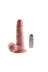 17 Cm Belden Bağlamalı Kumandalı Gerçekçi Titreşimli Dildo Vibratör Penis 2