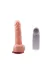 17 Cm Belden Bağlamalı Kumandalı Gerçekçi Titreşimli Dildo Vibratör Penis 3
