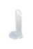 19 Cm Şeffaf Realistik Damarlı Vantuzlu Dildo Penis 2