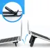 2 Kademeli Katlanabilir ve Yapışkanlı Laptop Standı Siyah (4745) 1
