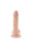 20 Cm Belden Bağlamalı Yeni Nesil Çift Katmanlı Realistik Vantuzlu Dildo Penis - Jack 3