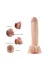 20 Cm Belden Bağlamalı Yeni Nesil Çift Katmanlı Realistik Vantuzlu Dildo Penis - Jack 4