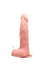 20,5 Cm Oynar Başlı Titreşimli Realistik Vibratör Penis - Rota Dong 2