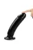 22,5 Cm Siyah Yumuşak Kalın Anal Dildo 3