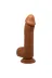23,5 Cm Realistik Vantuzlu Melez Dildo Penis 3
