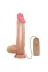 24 Cm Kıkırdaklı Çift Katmanlı Gerçekçi Titreşimli Dildo Vibratör Penis 3
