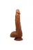 25,2 Cm Realistik Vantuzlu Melez Dildo Penis 1