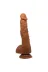 25,2 Cm Realistik Vantuzlu Melez Dildo Penis 3