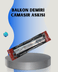 25x60 Balkon Askılığı Kare Demir Uyumlu Hava Dayanıklı Çamaşır Askısı 1