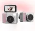 2K Mini Dijital Retro Video Kamera Flaşlı Dijital Vlog Mini Fotoğraf Makinesi Türkçe Menü Pembe 2