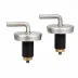 2PCS ÜSTTEN SIKMALI METAL KLOZET KAPAK MENTEŞESİ VİDASI (4745) 1