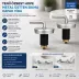 2PCS ÜSTTEN SIKMALI METAL KLOZET KAPAK MENTEŞESİ VİDASI (4745) 2