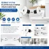 2PCS ÜSTTEN SIKMALI PLASTİK KLOZET KAPAK MENTEŞESİ VİDASI (4745) 2