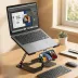 2’si 1 Arada Laptop ve Telefon Standı – AlüMetal Ayarlanabilir,Katlanabilir,Ergonomik Yükseltici (4745) 2