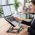 2’si 1 Arada Laptop ve Telefon Standı – AlüMetal Ayarlanabilir,Katlanabilir,Ergonomik Yükseltici (4745) 3