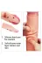 31 Cm Yumuşak Dokulu Çift Katmanlı Realistik Penis - Dual Layered Platinum Silicone Cock 4