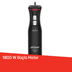 3299- Arzum Ar1204 Starchef Pro 1800W 4 Bıçaklı 1.5 L Hazneli 2 Kademeli Multi Blender Seti, Siyah 3
