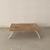 4 ADET BEYAZ SOFRA AYAK KOMPLE PLASTİK 20CM AÇ KAPA (4745) 2