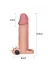 4,5 Cm Uzatmalı Ten Rengi Realistik Titreşimli Penis Kılıfı Xtender 4