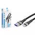 4cRQFeH2jZ Subzero 6A Usb To Type -C Rgb Işikli İp Örgülü Şarj Kablosu 1