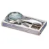 4x 6 Led Işık Aydınlatma 75mm Optik Lens El Büyüteç 4