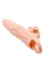 5 Cm Dolgu Uzatmalı 10 Fonksiyonlu Çift Titreşimli Penis Kılıfı Prezervatif Vibratör 4