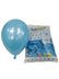 60252024 Gemar 100'lü  Metalik Light Blue Balon 28*11 1