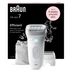 7-041 Silk-Épil 7 Epilatör Kablosuz Islak & Kuru Kullanım Smartlight Işıklı 1