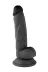 7.1” Realistik Dildo Siyah 18 Cm 1