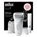 7‑441 Silk‑Épil 7 Epilatör Islak & Kuru Kullanım 40 Cımbızlı Smart Light 1