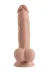 7.6" Dual Layer Oynar Derili Realsitik Dildo 19 Cm 2
