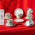 799,99 T Emsan Seren New Bone 6 Kişilik Kahve Fincan Takımı 90 Ml Yeşil 3