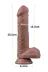 8'' Dual Layered Silicone Cock 2