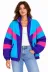 80’ler Retro Wintage Dijital Baskılı Fermuarlı Rüzgar Kesici Mevsimlik Ceket - 3XL - Çok Renkli 2