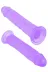 8.5" Realistik Mor Jel Dildo 21.5 Cm 2