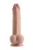 8.6" Dual Layer Oynar Derili Realistik Dildo 22 Cm 4
