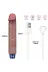 9" Real Softee Rechargeable Silicone Vibrating Dildo 2